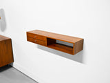 Kai Kristiansen Teak Floating Wall Shelf for Axel Kjersgaard