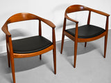 Hans Wegner JH-503 "Round Chairs" in Teak by Johannes Hansen