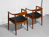 Hans Wegner JH-503 "Round Chairs" in Teak by Johannes Hansen