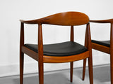 Hans Wegner JH-503 "Round Chairs" in Teak by Johannes Hansen