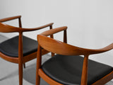 Hans Wegner JH-503 "Round Chairs" in Teak by Johannes Hansen