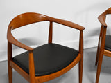 Hans Wegner JH-503 "Round Chairs" in Teak by Johannes Hansen