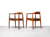 Hans Wegner JH-503 "Round Chairs" in Teak by Johannes Hansen