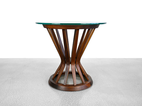 Edward Wormley for Dunbar Sheaf of Wheat Walnut Side Table