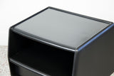 Matte Black Sculptura Side Table or Nightstand by Heywood Wakefield