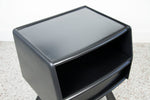 Matte Black Sculptura Side Table or Nightstand by Heywood Wakefield