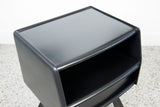 Matte Black Sculptura Side Table or Nightstand by Heywood Wakefield