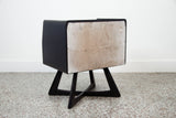 Matte Black Sculptura Side Table or Nightstand by Heywood Wakefield