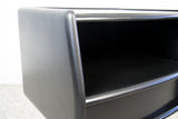 Matte Black Sculptura Side Table or Nightstand by Heywood Wakefield