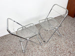 Giancarlo Piretti "Plia" Folding Chairs for Castelli - Set of Two