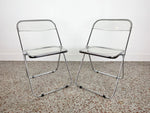 Giancarlo Piretti "Plia" Folding Chairs for Castelli - Set of Two