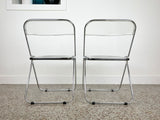 Giancarlo Piretti "Plia" Folding Chairs for Castelli - Set of Two