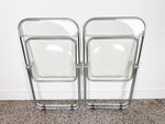 Giancarlo Piretti "Plia" Folding Chairs for Castelli - Set of Two