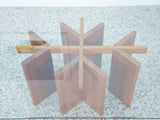 Danish Teak Glass Top Coffee Table by Gustav Gaarde for Trekanten