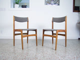 Teak Side Chairs by Erik Buch for O.D. Møbler - A Pair