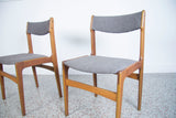 Teak Side Chairs by Erik Buch for O.D. Møbler - A Pair