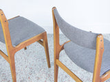 Teak Side Chairs by Erik Buch for O.D. Møbler - A Pair