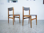 Teak Side Chairs by Erik Buch for O.D. Møbler - A Pair