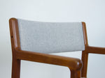 Teak Armchair in Kvadrat Wool by Jørgen Henrik Møller for J.L. Møller