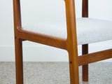 Teak Armchair in Kvadrat Wool by Jørgen Henrik Møller for J.L. Møller