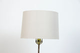 Vintage Travertine and Brass Table Lamp