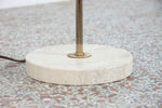 Vintage Travertine and Brass Table Lamp