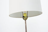 Vintage Travertine and Brass Table Lamp