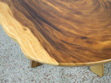 Suar Wood Live Edge Dining Table