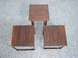 Kai Kristiansen Rosewood Nesting Tables Cube