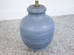 Lee Rosen Mid Century Modern Blue Ceramic Table Lamp