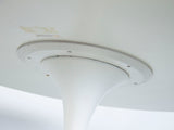 Eero Saarinen 48" Tulip Dining table for Knoll International - White Laminate