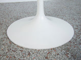 Eero Saarinen 48" Tulip Dining table for Knoll International - White Laminate