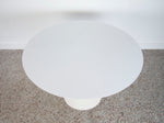 Eero Saarinen 48" Tulip Dining table for Knoll International - White Laminate