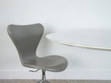 Eero Saarinen 48" Tulip Dining table for Knoll International - White Laminate