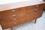 Børge Mogensen for Søborg Møbelfabrik Teak 8 Drawer Dresser