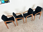 Henning Kjaernulf Teak Dining Chairs for Korup Stolefabrik - Set of Four