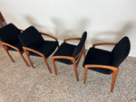 Henning Kjaernulf Teak Dining Chairs for Korup Stolefabrik - Set of Four