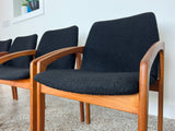 Henning Kjaernulf Teak Dining Chairs for Korup Stolefabrik - Set of Four