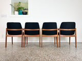 Henning Kjaernulf Teak Dining Chairs for Korup Stolefabrik - Set of Four