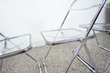 Giancarlo Piretti "Plia" Folding Chairs for Castelli - Set of Four