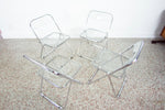 Giancarlo Piretti "Plia" Folding Chairs for Castelli - Set of Four