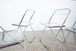 Giancarlo Piretti "Plia" Folding Chairs for Castelli - Set of Four