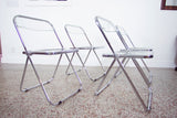 Giancarlo Piretti "Plia" Folding Chairs for Castelli - Set of Four