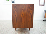 Jens Risom Mid-Size Credenza - Walnut and Brass