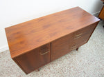 Jens Risom Mid-Size Credenza - Walnut and Brass