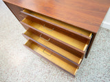 Jens Risom Mid-Size Credenza - Walnut and Brass