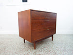 Jens Risom 3 Drawer Chest of Drawers