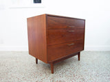 Jens Risom 3 Drawer Chest of Drawers