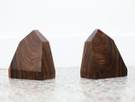 Rosewood Obelisk Bookends