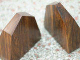 Rosewood Obelisk Bookends